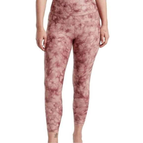 Athleta Salutation Stash Pocket N Printed 7/8 tight size small - Picture 1 of 6